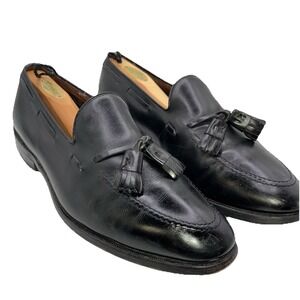 Allen Edmonds Black Leather Tassel Loafers